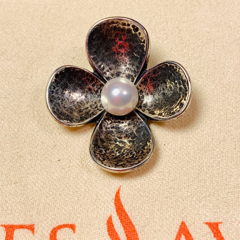 James Avery Blossom Pearl Pendant